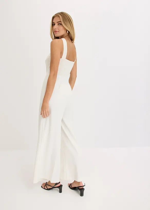 Tuta elegante in satin fluente, bonprix