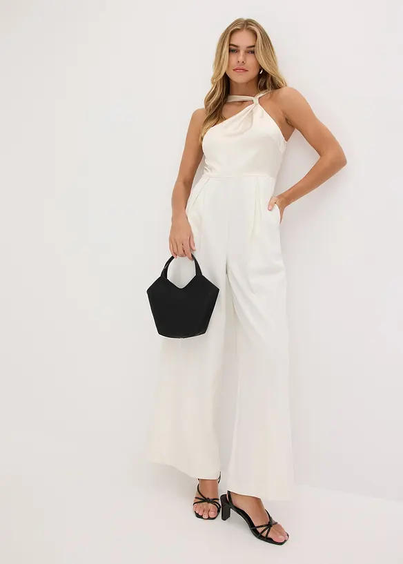 Tuta elegante in satin fluente, bonprix
