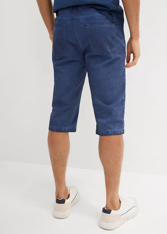 Bermuda lunghi elasticizzati effetto lavato, regular fit, bonprix