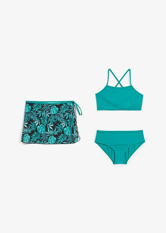 Bikini e gonna (set 3 pezzi), bonprix