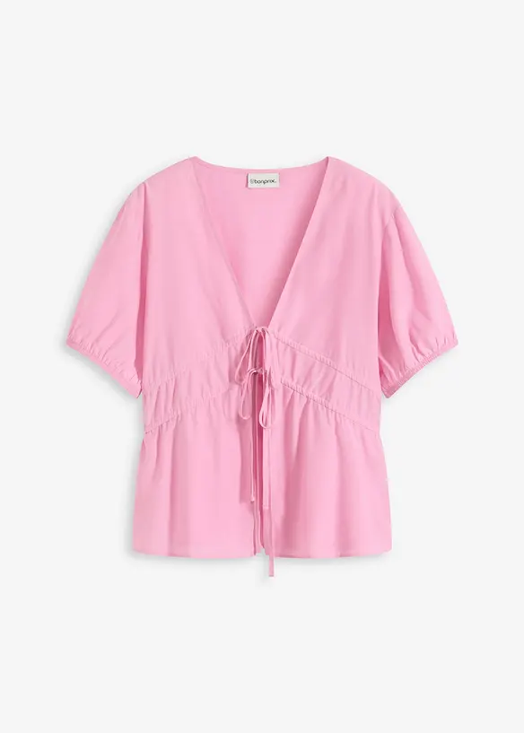 Blusa con laccetti, bonprix