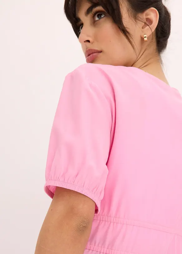 Blusa con laccetti, bonprix