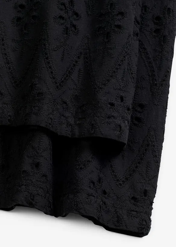 Pantaloni culotte con ricami traforati, bonprix
