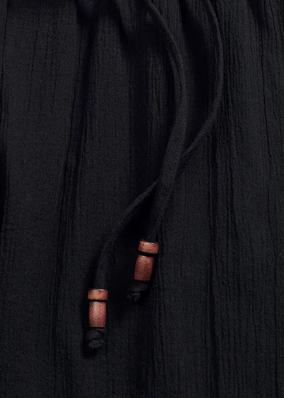 Pantaloni larghi con effetto operato, bonprix