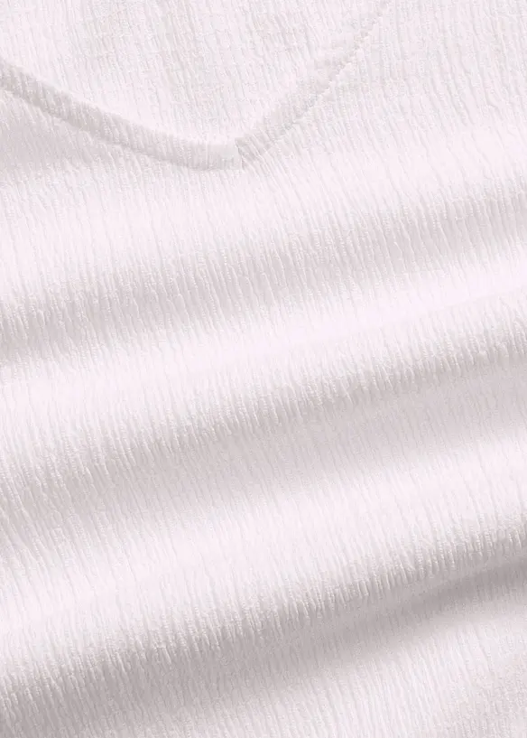 Maglia in crêpe strutturato con maniche ad aletta, bonprix