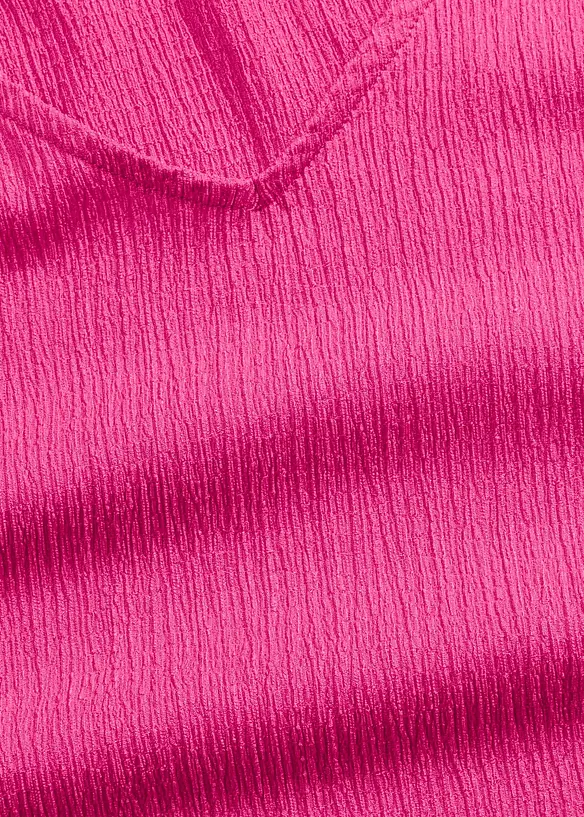 Maglia in crêpe strutturato con maniche ad aletta, bonprix