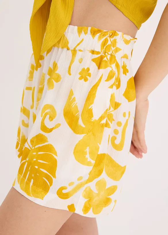 Shorts fantasia in viscosa operata, bonprix
