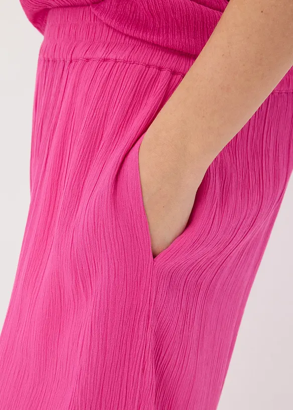 Pantaloni con elastico in vita in viscosa fluente, bonprix