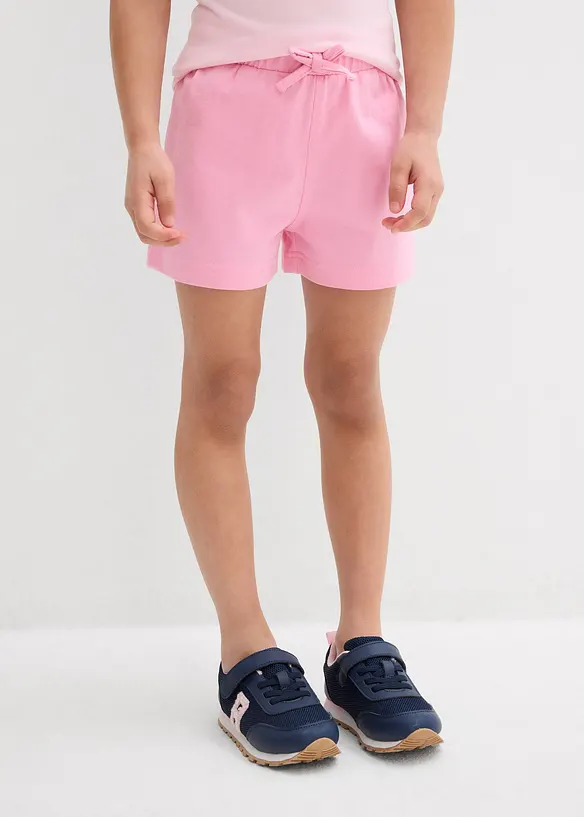 Shorts in jersey di puro cotone biologico (pacco da 2), bonprix
