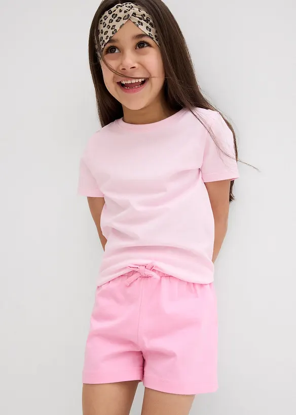 Shorts in jersey di puro cotone biologico (pacco da 2), bonprix