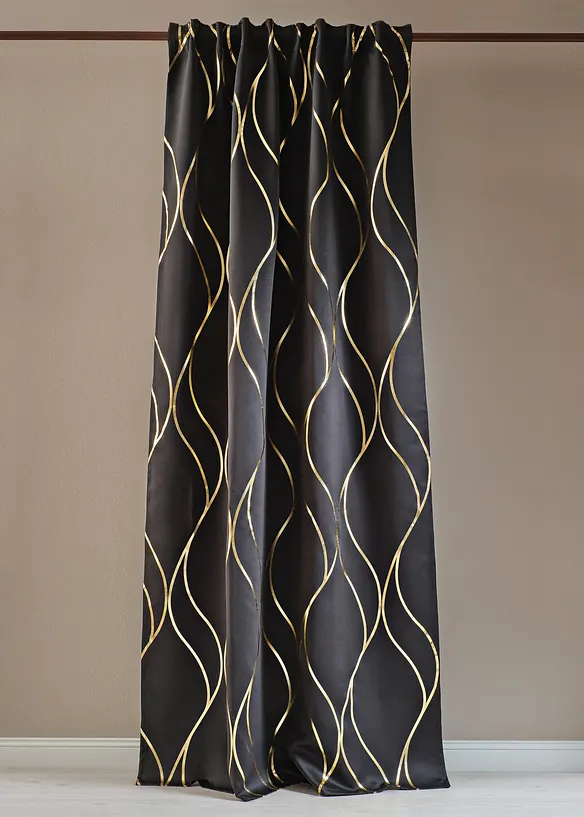 Tenda semioscurante in fantasia lucida (pacco da 1), bonprix