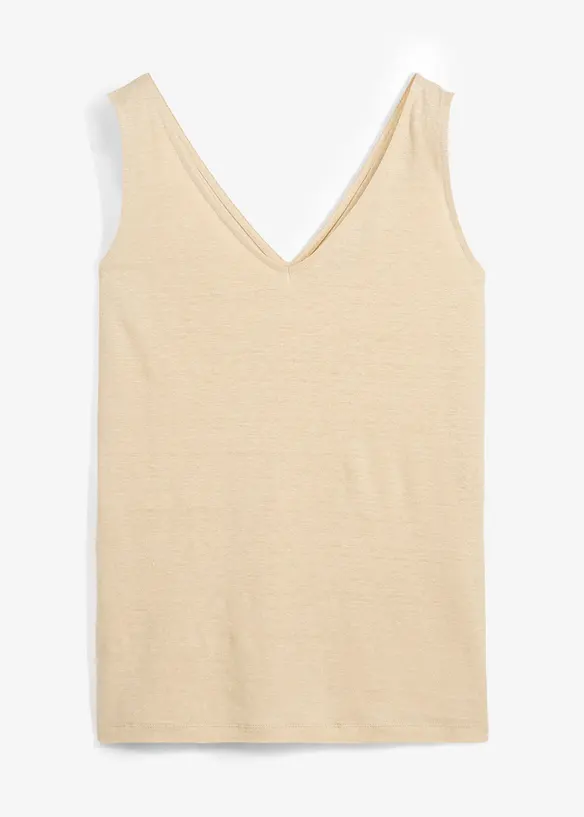 Canotta in lino, bonprix