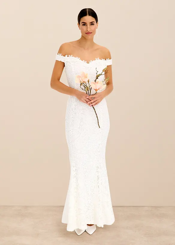 Abito da sposa in pizzo, bonprix