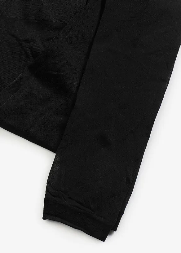 Leggings modellanti antisfregamento 30 den, con cinturino confortevole e poliammide rinfrescante, bonprix