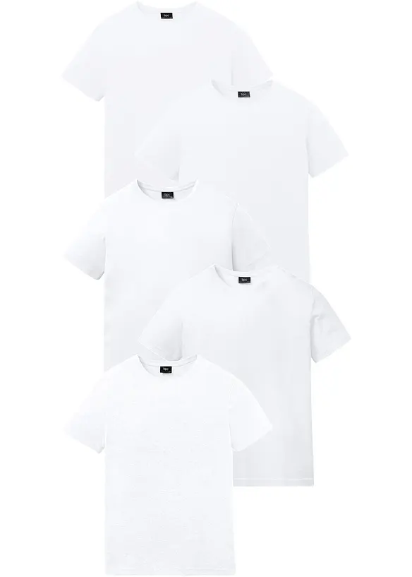 T-shirt (pacco da 5), bonprix
