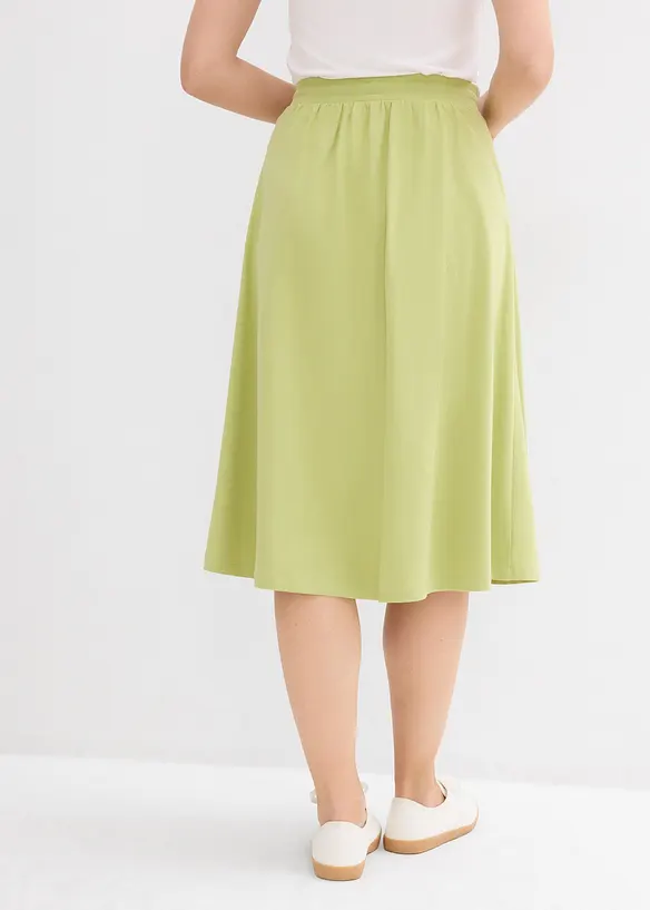 Gonna in jersey di misto cotone, bonprix