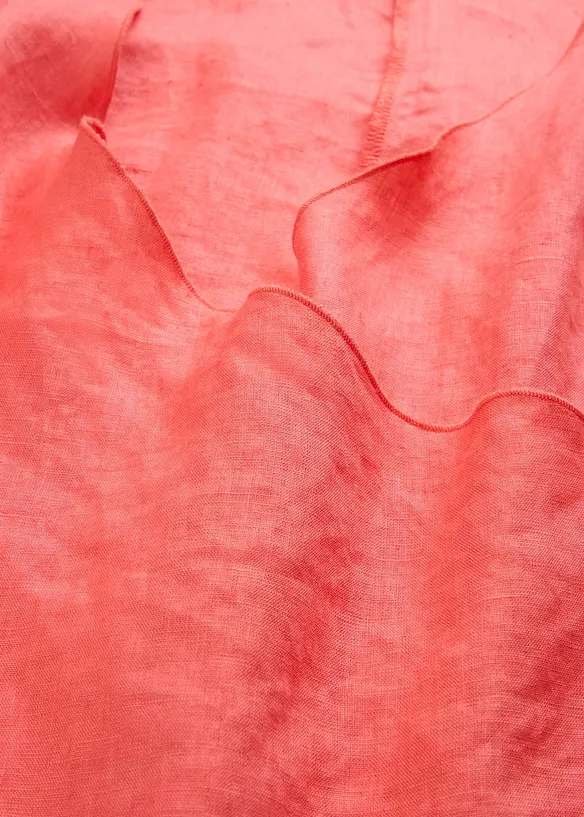 Top in puro lino con effetto a portafoglio, bonprix
