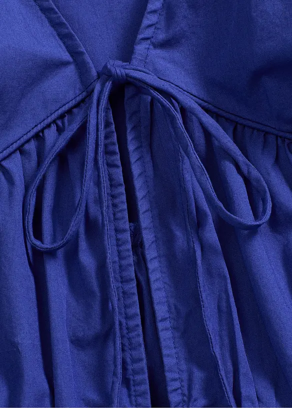Blusa con laccetti in puro cotone, bonprix