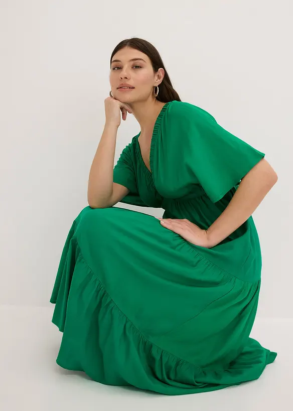 Abito midi in viscosa fluente, bonprix