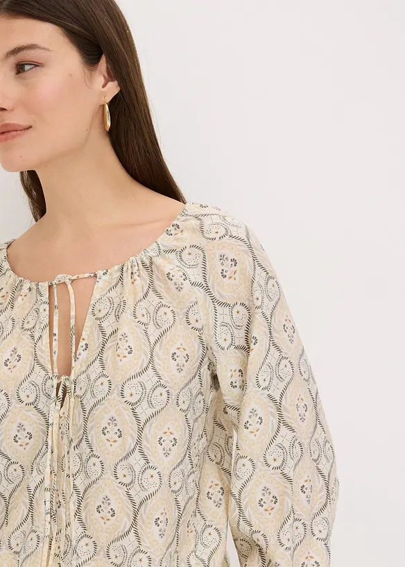 Tunica fantasia in fine misto viscosa, bonprix