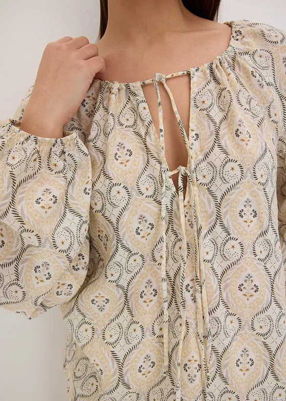 Tunica fantasia in fine misto viscosa, bonprix