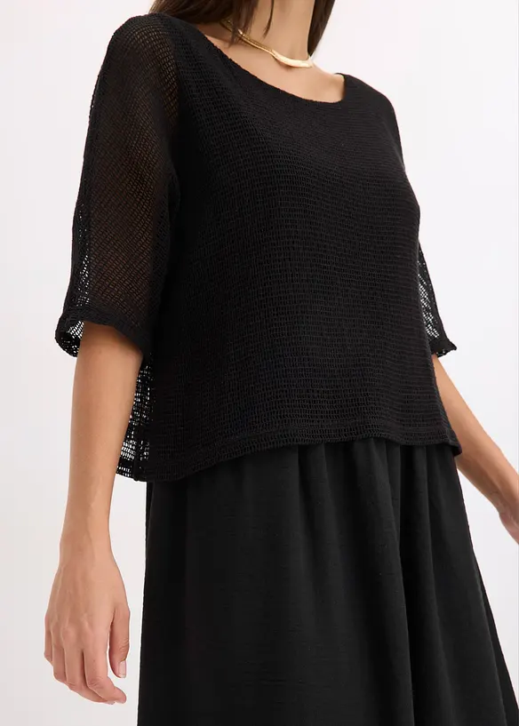 Abito effetto 2 in 1, bonprix