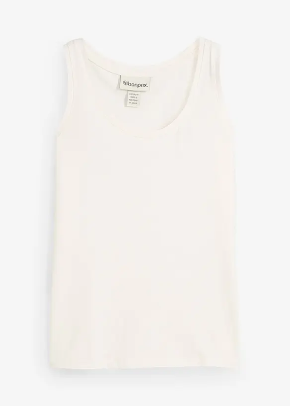 Canotta in misto seta, bonprix