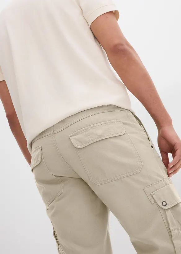 Bermuda cargo in puro cotone, regular fit, bonprix