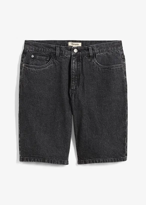 Bermuda elasticizzati in jeans, relaxed fit, bonprix