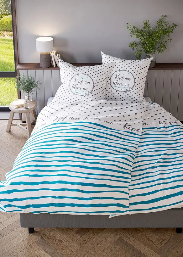 Biancheria da letto in fantasia marinara, bonprix