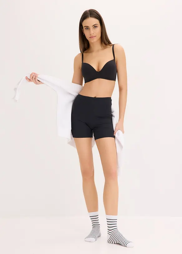 Reggiseno push-up senza ferretto con cotone (pacco da 2), bonprix
