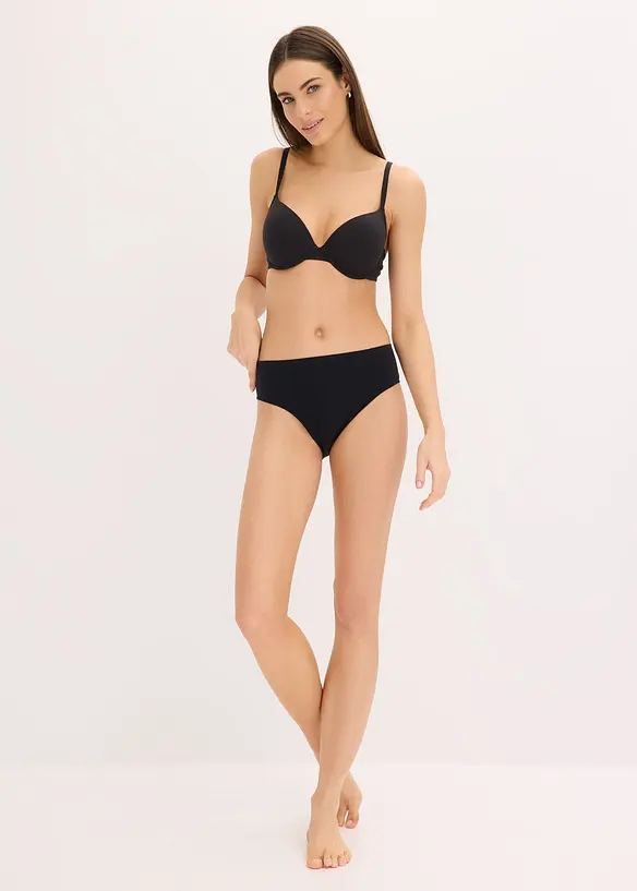 Reggiseno push-up con ferretto e cotone (pacco da 2), bonprix