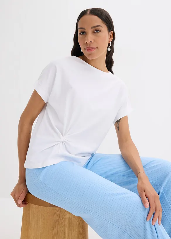T-shirt con nodo, bonprix