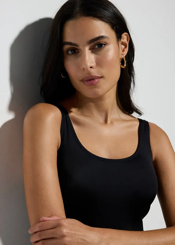 Costume intero con scollo alto sulla schiena, bonprix