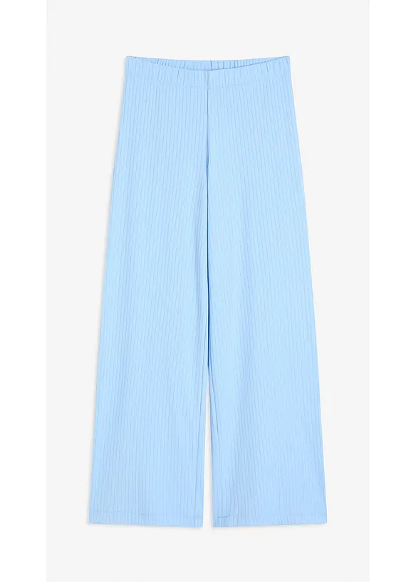 Pantaloni a palazzo con cinta comoda, bonprix