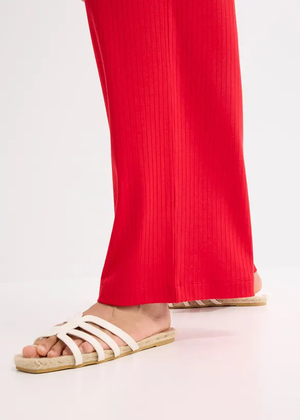 Pantaloni a palazzo con cinta comoda, bonprix