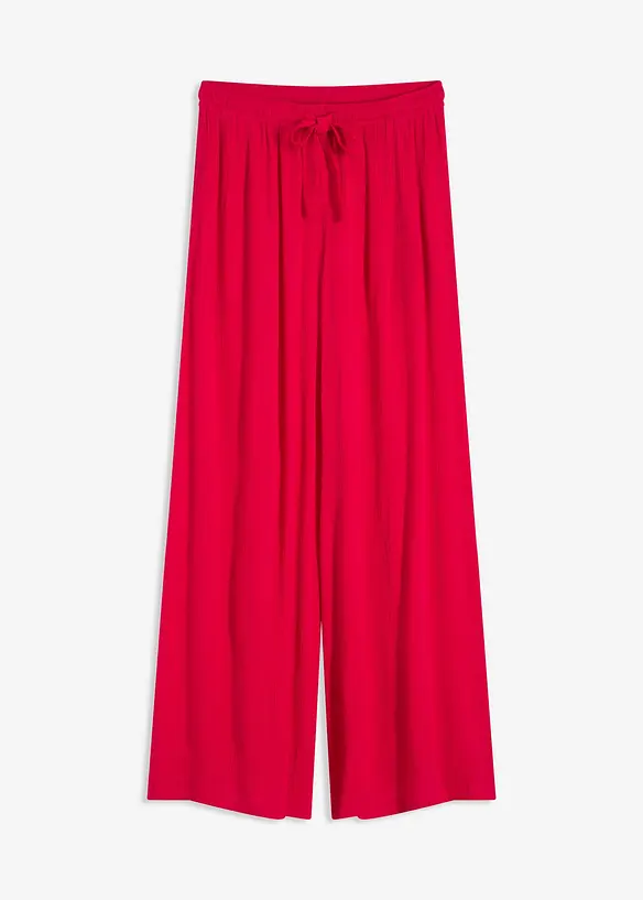 Pantaloni larghi in fine viscosa, bonprix