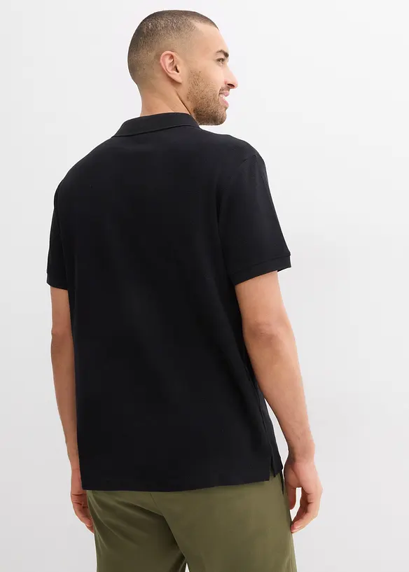 Polo operata in cotone biologico, bonprix