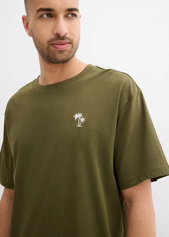T-shirt con stampa dietro, loose fit, bonprix