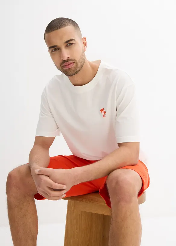 T-shirt con stampa dietro, loose fit, bonprix