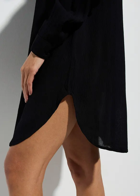 Blusa da mare lunga in viscosa fluente, bonprix
