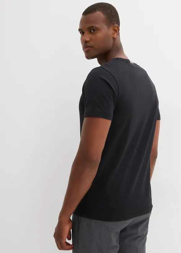 T-shirt con scollo a V (pacco da 5), bonprix