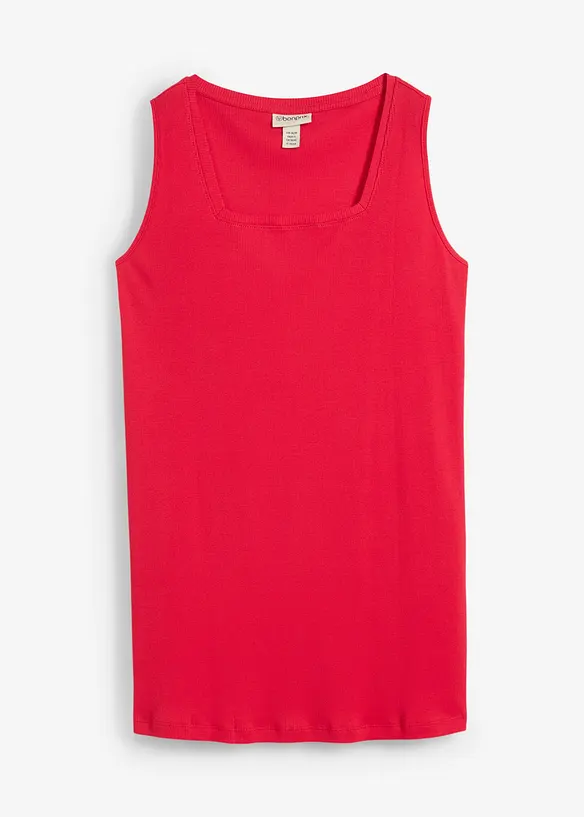Top lungo in puro cotone, bonprix