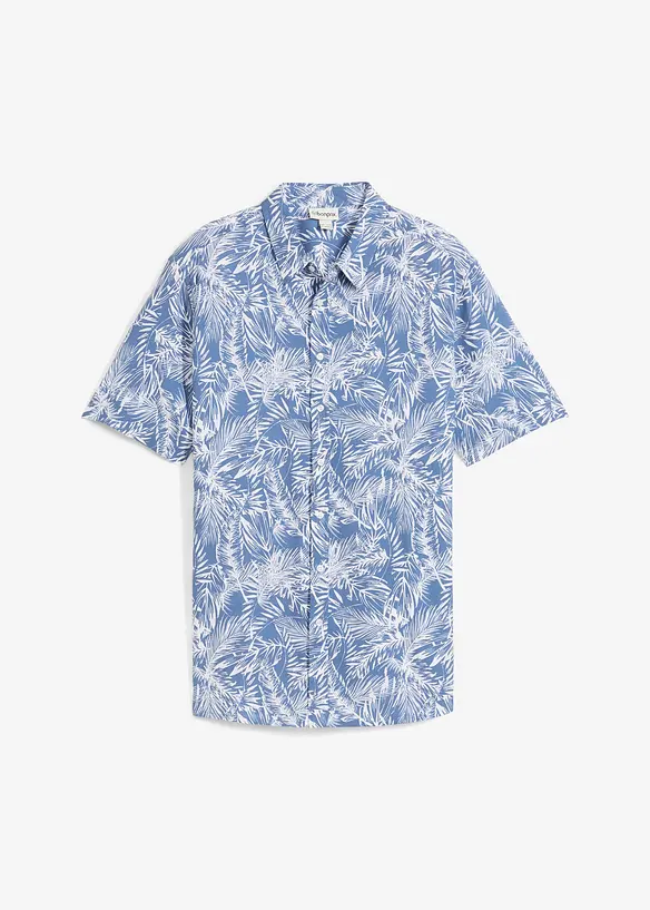 Camicia a maniche corte in viscosa, bonprix
