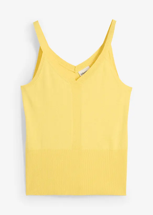 Top in maglia misto seta, bonprix