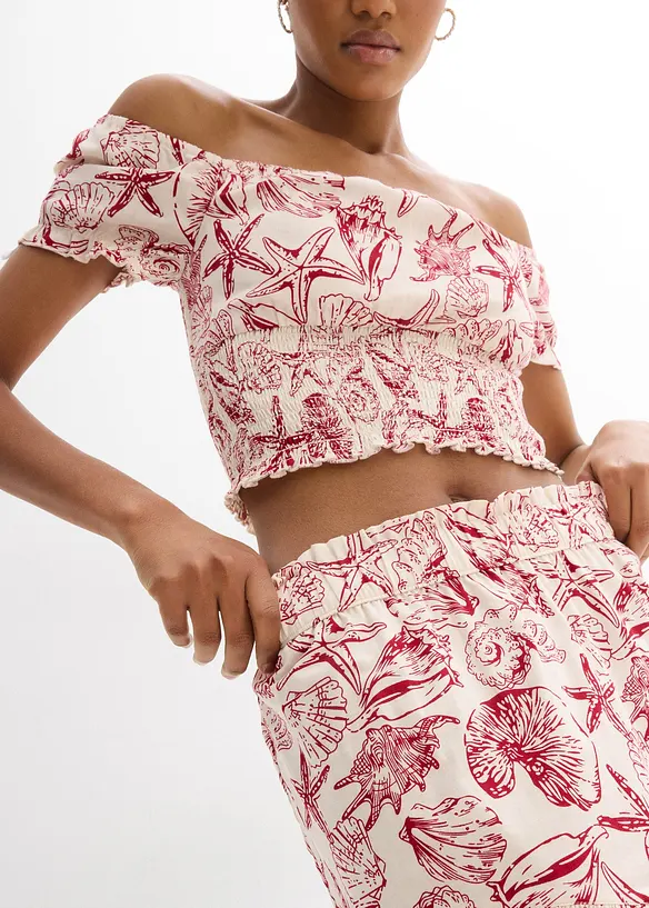 Minigonna in puro cotone, bonprix