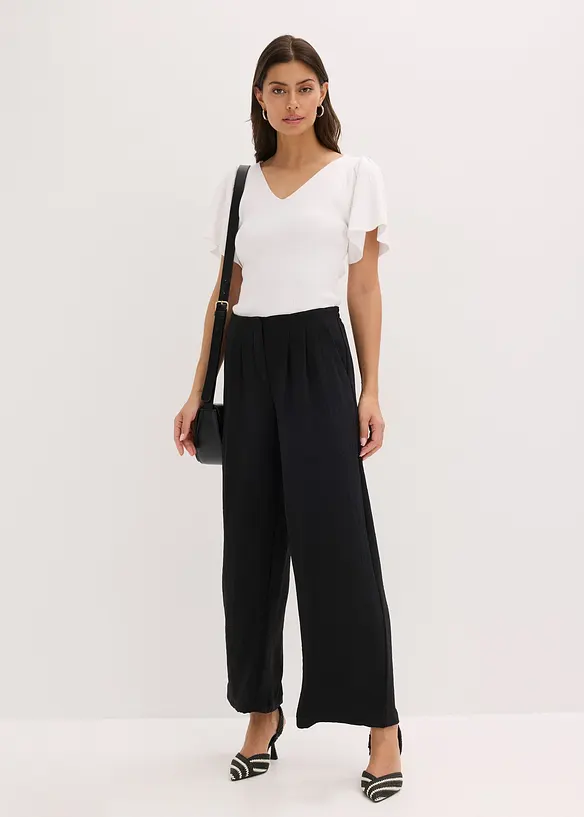 Pantaloni testurizzati, bonprix