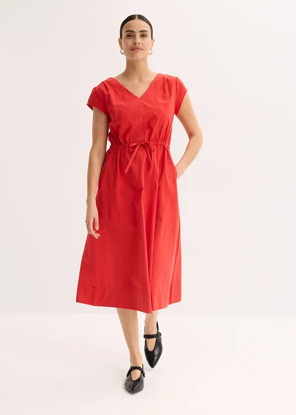 Abito in popeline di cotone, bonprix
