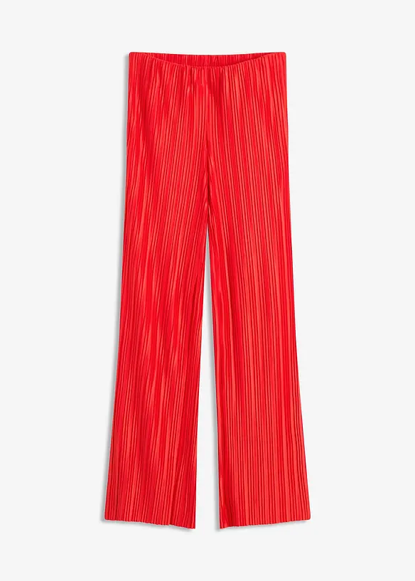 Pantaloni in jersey plissettati, bonprix