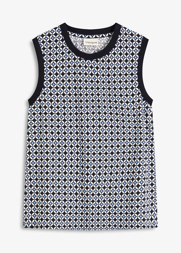 Top con motivo in stile minimalista, bonprix